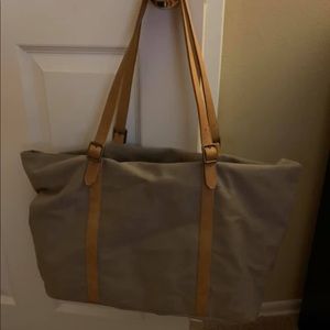 Zipper tote bag